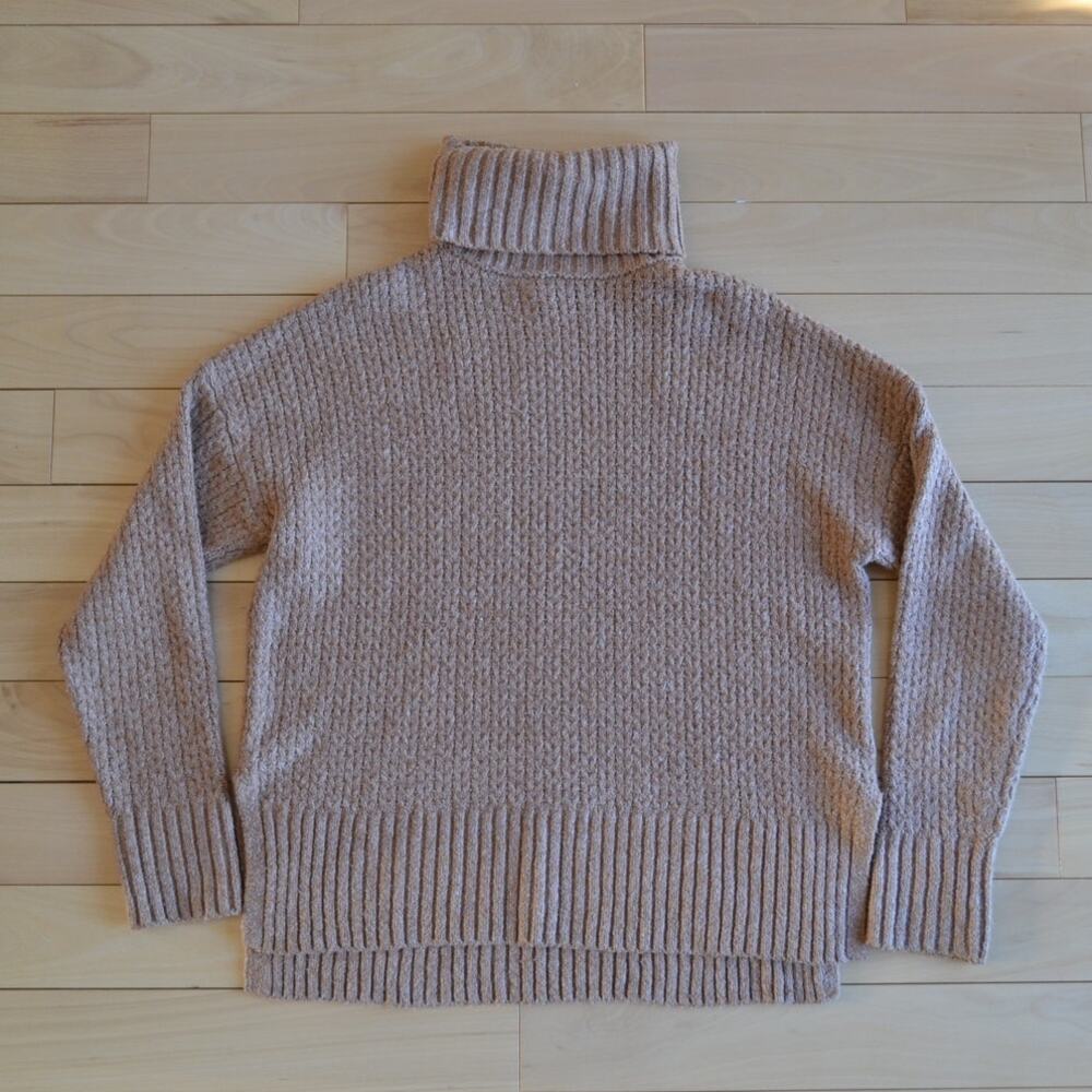 Cupcakes and Cashmere Turtleneck Sweater Brown Size Medium